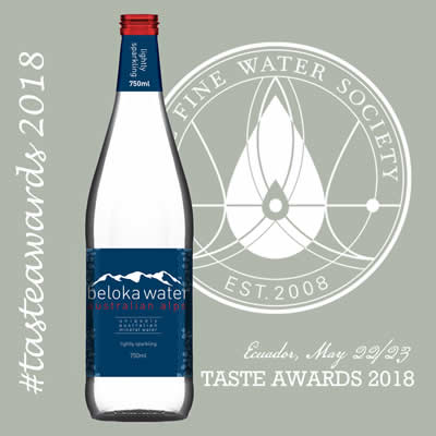 beloka water sparkling taste awards 2018